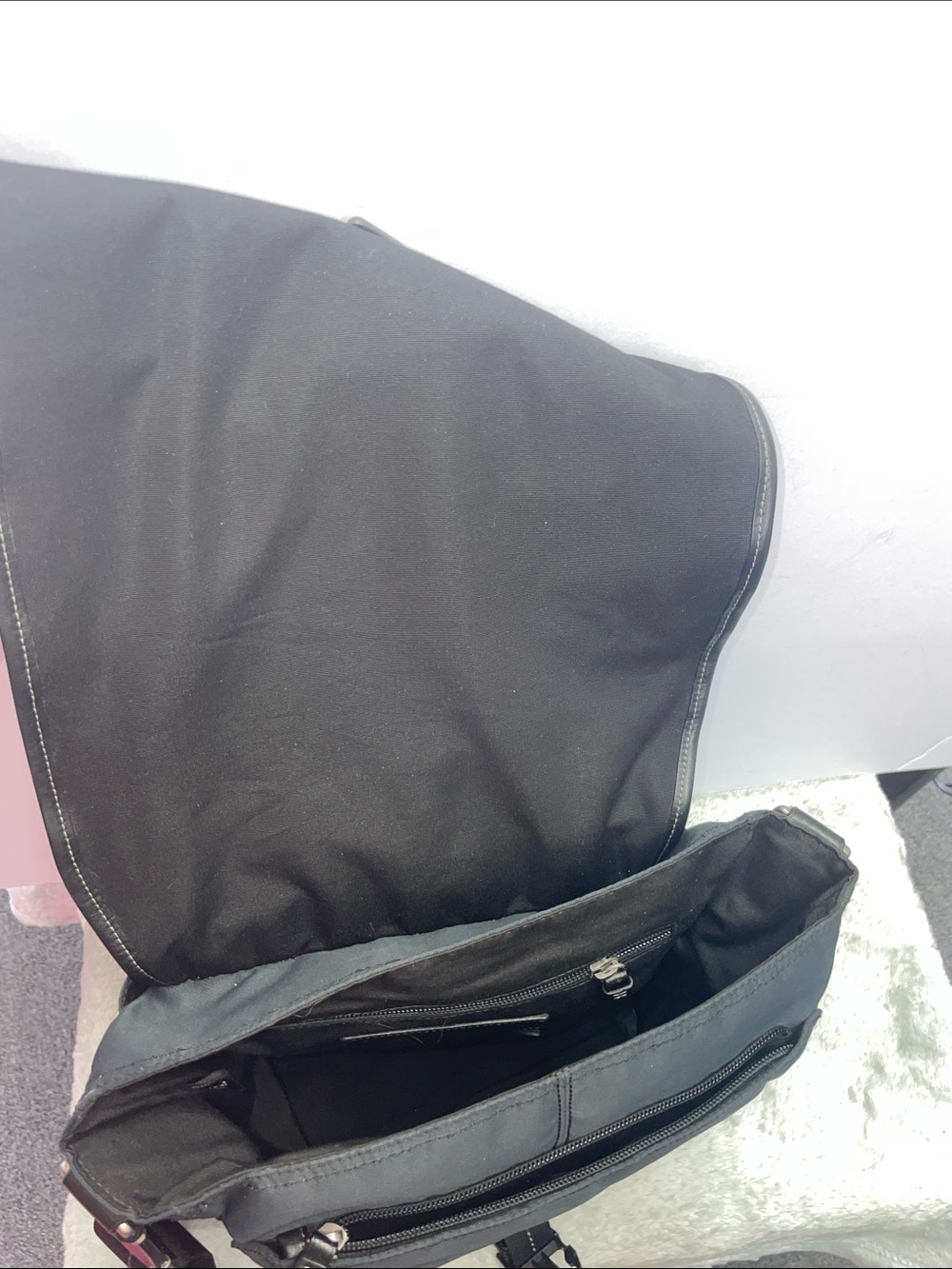 Coach ‘Varick’ Nylon Map Bag - Picture 12 of 16